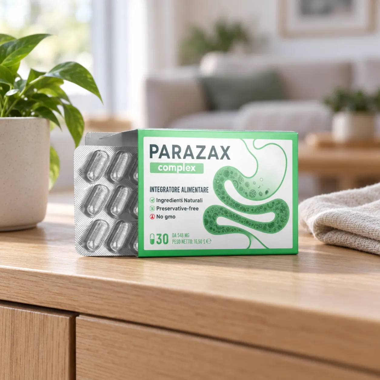Parazax Complex — le produit au quotidien