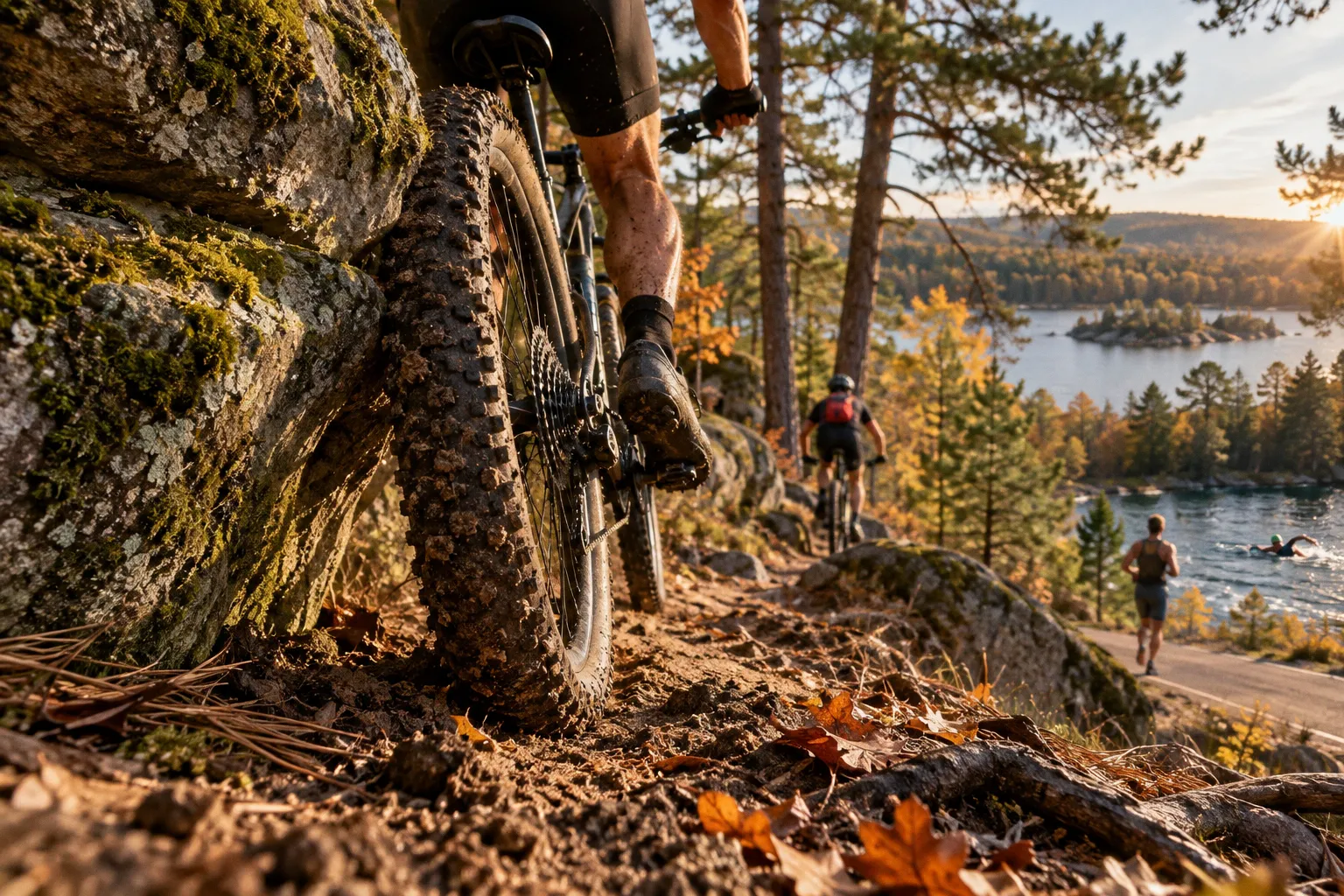 Pneus VTT en cross-triathlon : choisir selon le terrain